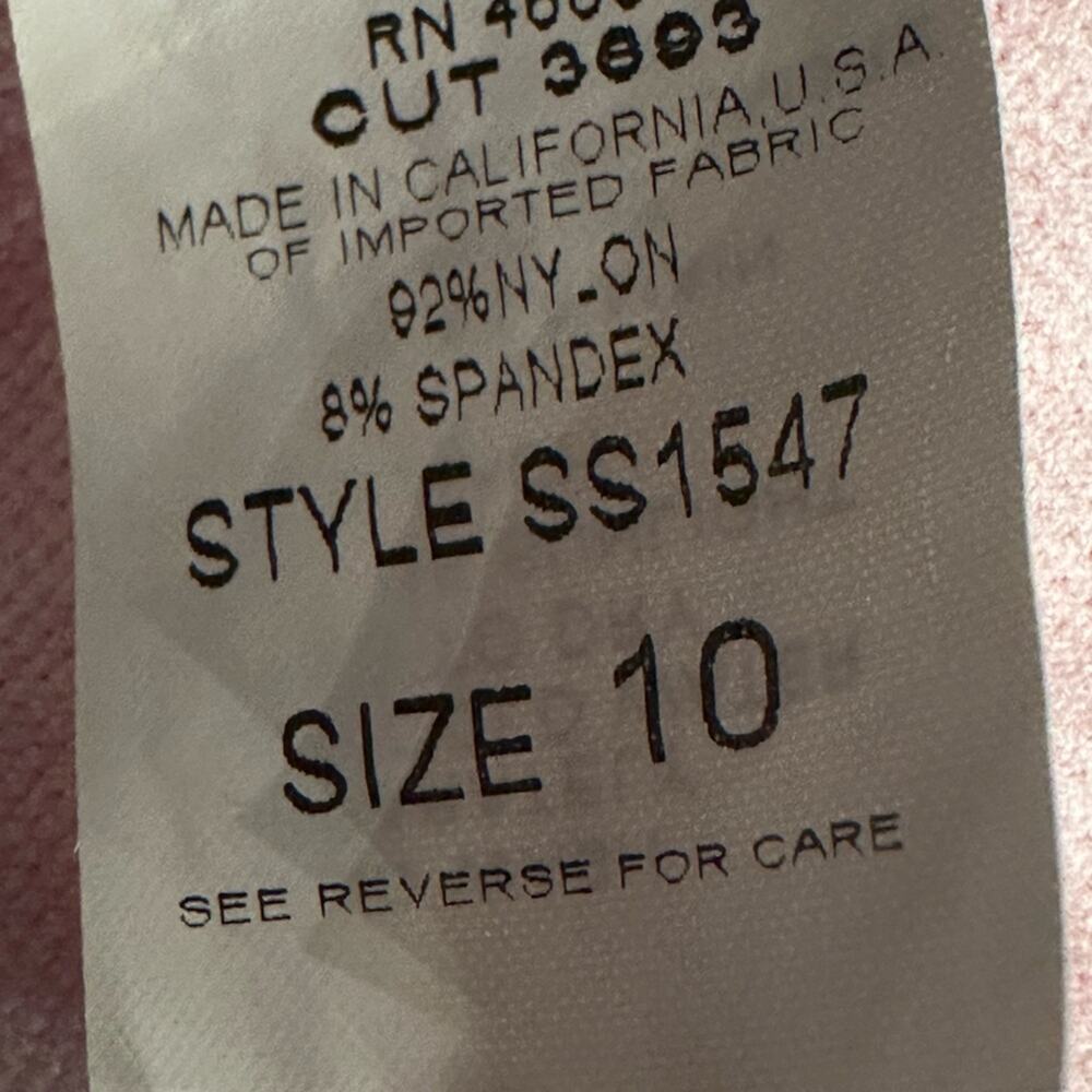 ST. JOHN Swim Monogrammed Hot Pink Halter Tankini Top Size 10 NWT - Picture 7 of 9